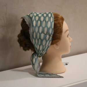 301 Plissee Grün-Ivory
