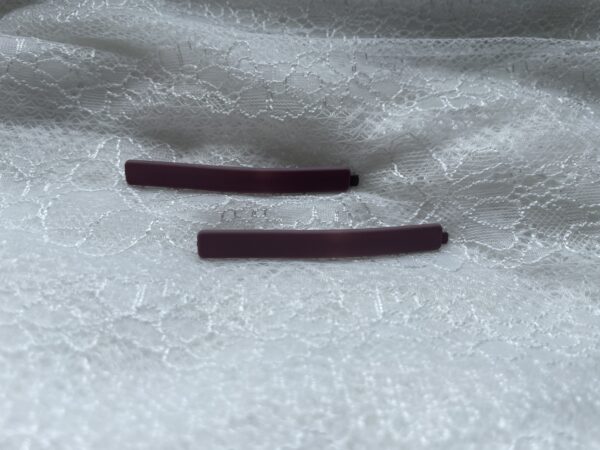 002 Haarnadel-Set Aubergine