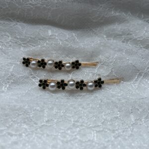 040 Haarnadel-Set Grün