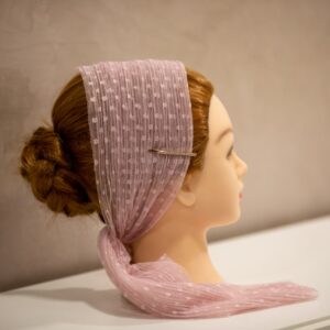 360 Plisseeschal Altrosa