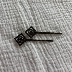 009 Haarnadel-Set Antikbraun