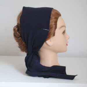 500 Musselin Marineblau